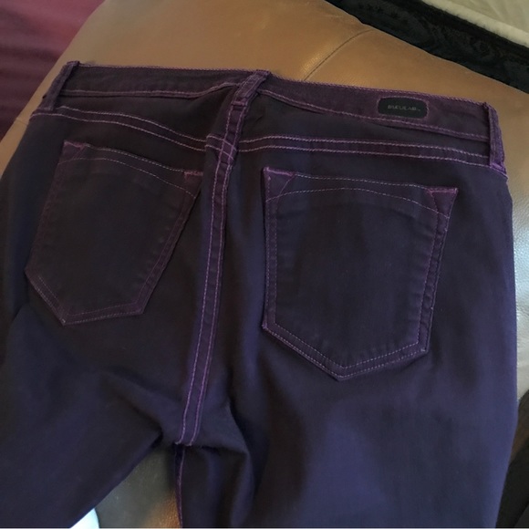 Bleulab Detour Legging - Reversible Low Rise Purple Jeans - Picture 2 of 8